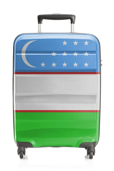 Βαλίτσα με εθνική σημαία σειρά - Ουζμπεκιστάν — Φωτογραφία Αρχείου