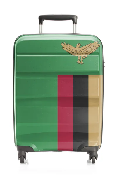 Suitcase with national flag series - Zambia — Stock Photo, Image