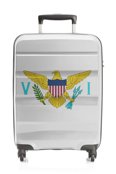 Suitcase with US state flag series - Virgin Islands of the United States — Stock Photo, Image