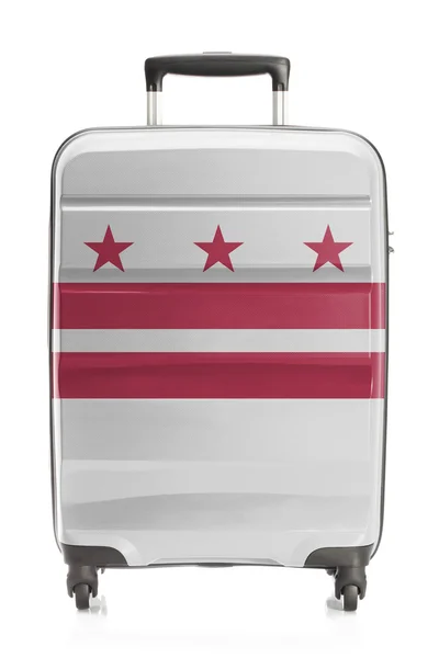 Suitcase with US state flag series - District of Columbia — Stock Photo, Image