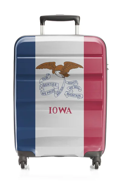 Suitcase with US state flag series - Iowa — Stock Photo, Image