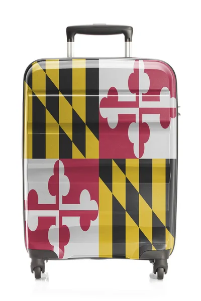 Suitcase with US state flag series - Maryland — Stock Photo, Image