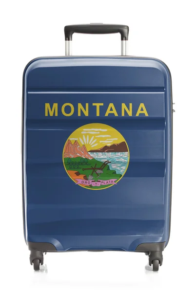 Suitcase with US state flag series - Montana — Stock Photo, Image