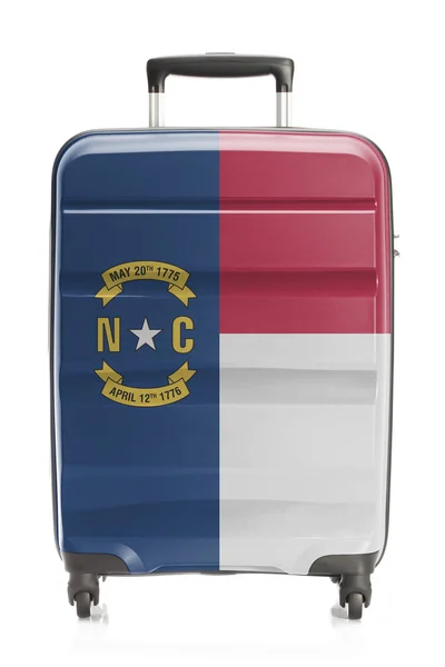 Valigia con noi stato bandiera serie - Carolina del Nord — Foto Stock