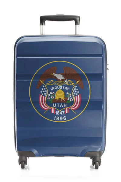 Suitcase with US state flag series - Utah — Stock Photo, Image