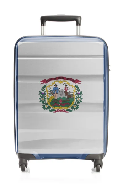 Suitcase with US state flag series - West Virginia — Stock Photo, Image