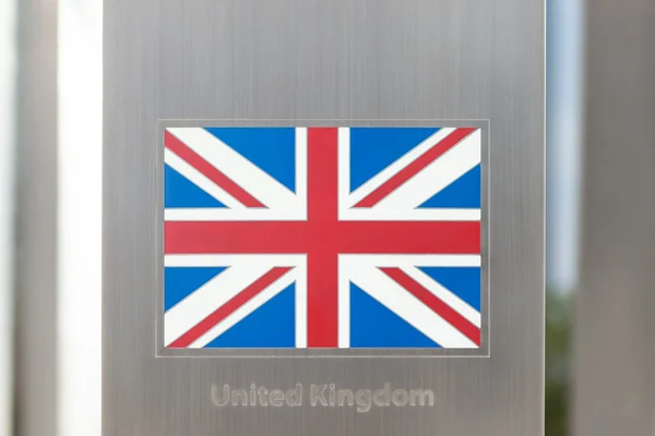 Series of national flags on pole - Great Britain - UK — Stock Photo, Image