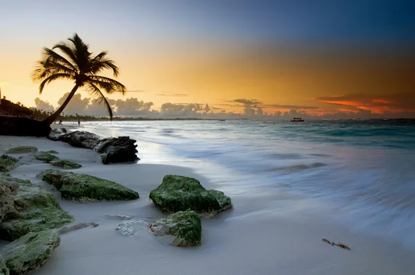Atardecer en Punta Cana — Foto de Stock