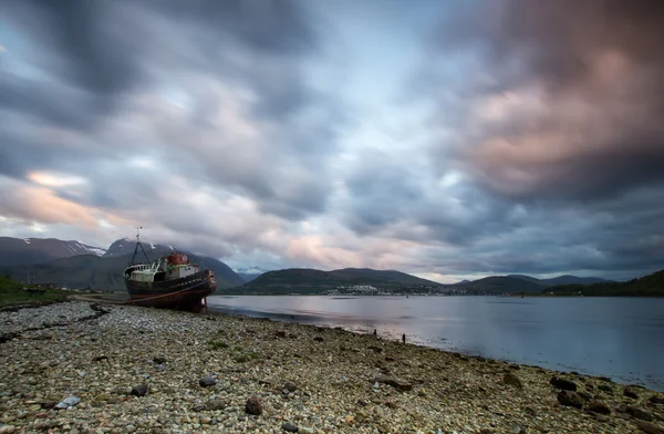 Loch EIL wreckship — Stok fotoğraf