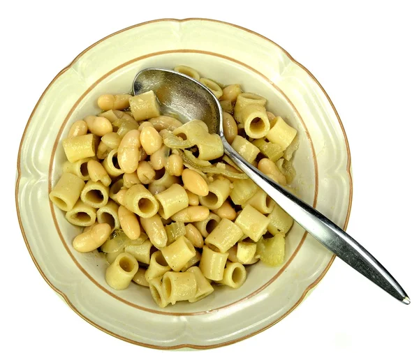 Zuppa di pasta e fagioli — Foto Stock