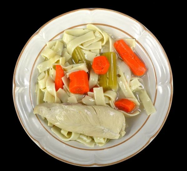 Chicken noodle soup — Stock Photo, Image