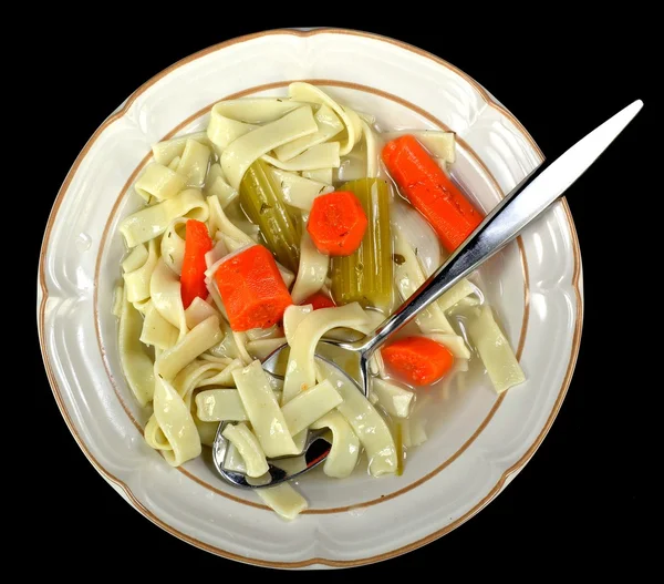 Chicken noodle soup — Stock Photo, Image