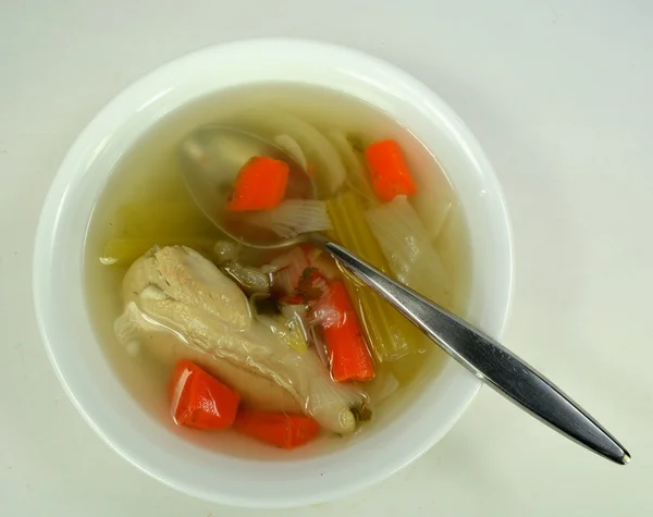 Sopa de pollo —  Fotos de Stock