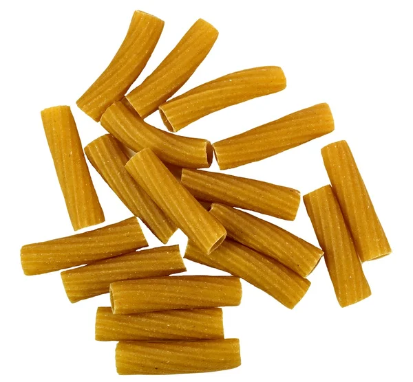 Rigatoni whole wheat pasta — Stock Photo, Image