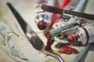  Sanatçının paleti