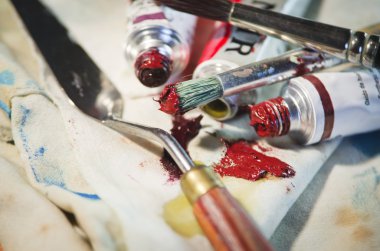  Sanatçının paleti