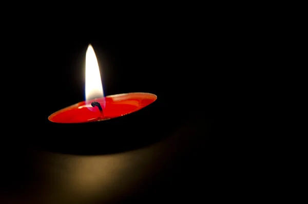 Red candle — Stock Photo, Image