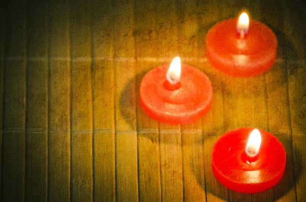 Red candle. — Stock Photo, Image