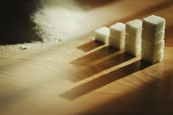 Travar av socker — Stockfoto