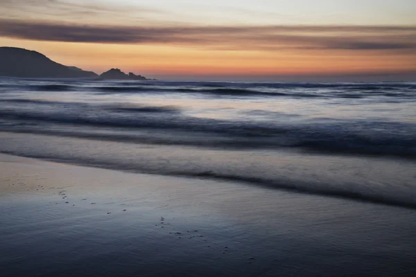 Puesta de sol en la costa atlántica —  Fotos de Stock