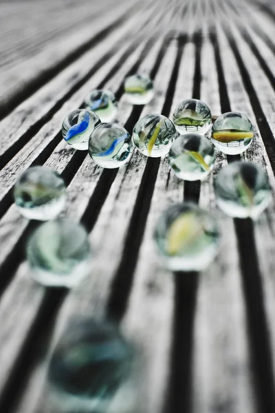 Bolinhas de vidro — Fotografia de Stock