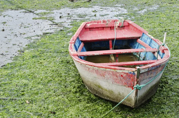 Houten boot — Stockfoto