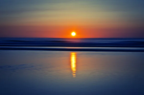 Sunset on atlantic coast — Stock Photo, Image