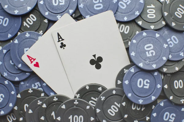 Poker kaarten — Stockfoto