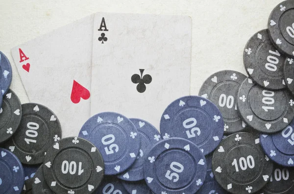 Kartu Poker — Stok Foto