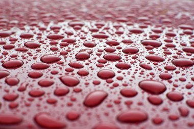 su damlaları ile-metalleri