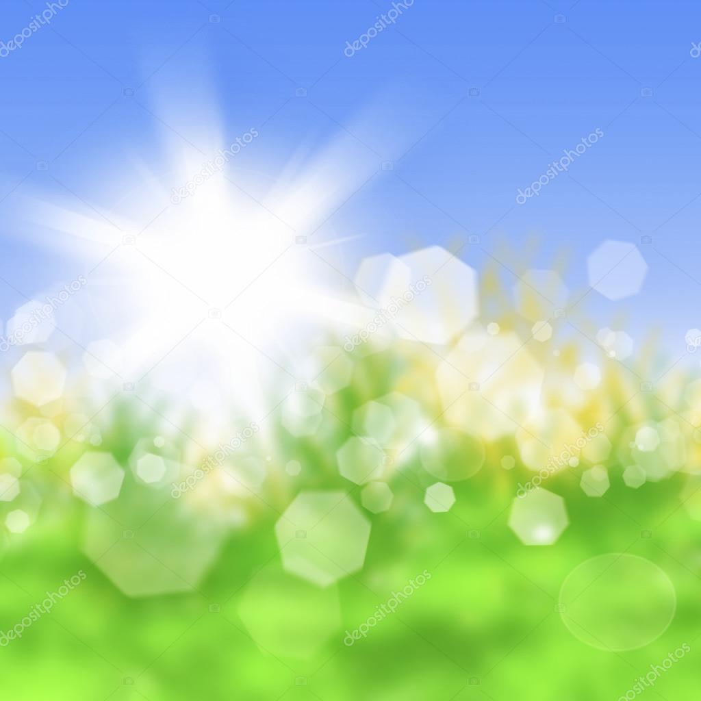 Bright spring background