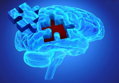 Dementia disease and a loss of brain function and memories