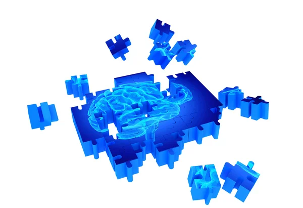 認知症疾患、脳機能と記憶の損失 — ストック写真