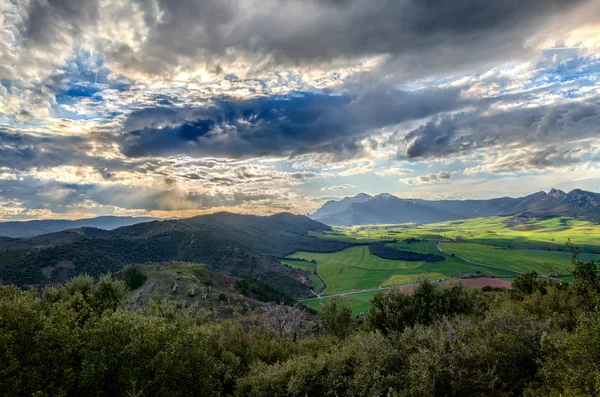 Vale Berrueza Navarra — Fotografia de Stock