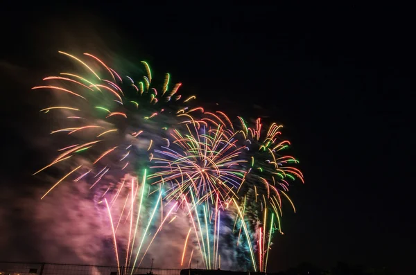 Fireworks Pamplona Navarra — Stock Photo, Image