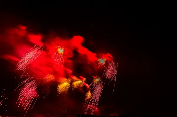 Fireworks Pamplona Navarra — Stock Photo, Image