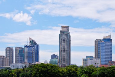 Metro Manila City Filipinler manzarası