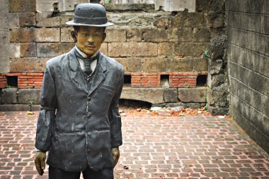 Jose Rizal, Philippine National Hero Statue clipart