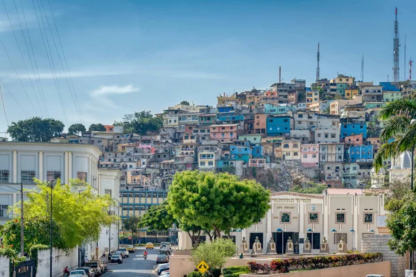 Guayaquil Guayas Ecuador Noviembre 2013 Una Vista Barrio Cerro Del — Foto de Stock