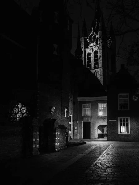 Hollanda Nın Güneyindeki Delft Eyaletinde Prinsenhof Müzesi Nin Karanlık Tarafı — Stok fotoğraf
