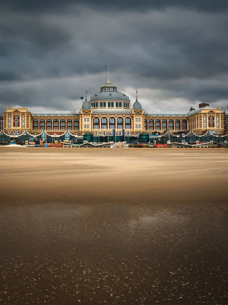 Vista Kurhaus Scheveningen Haya Holanda Diciembre 2020 Año Grand Hotel —  Fotos de Stock