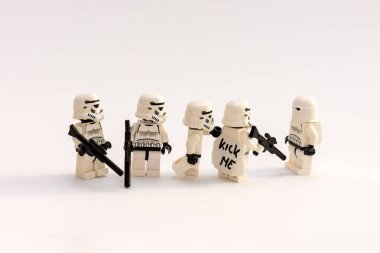 Aralık 2020, Hollanda: Lego askerleri