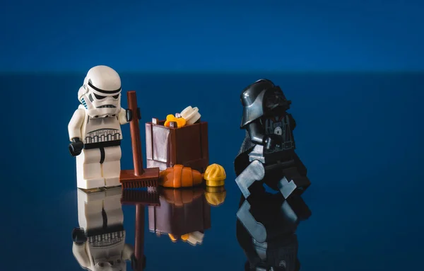 Lego Trooper Figuras Miniatura Clones Star Wars — Fotografia de Stock