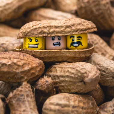 Minyatür lego asker figürleri.
