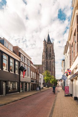 Gorinchem şehir manzarası, Hollanda