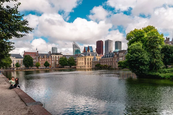 Den Haag Uitzicht Gracht Nederland — Stockfoto