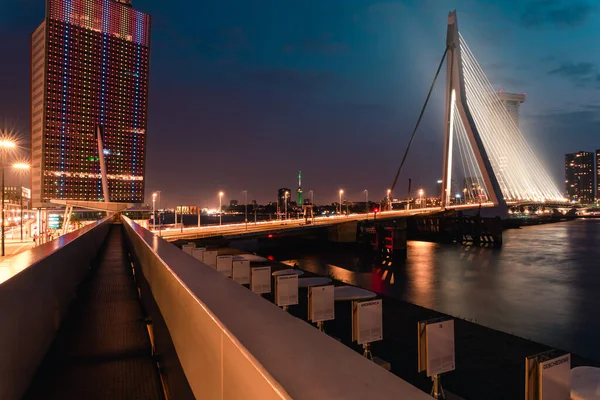 Řeka Rotterdamu Nizozemsko — Stock fotografie