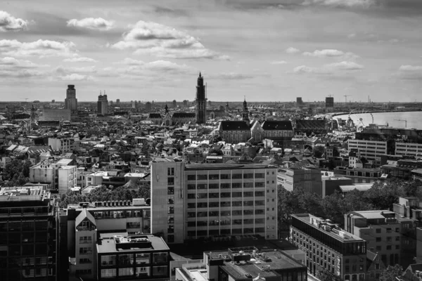 Aerial View Antwerpen City Belgium — Stock Photo, Image