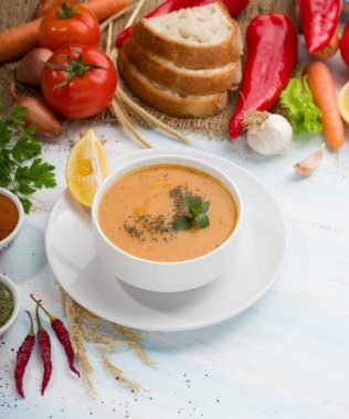 Geleneksel Türk Mutfağı Tarhana Çorbası.