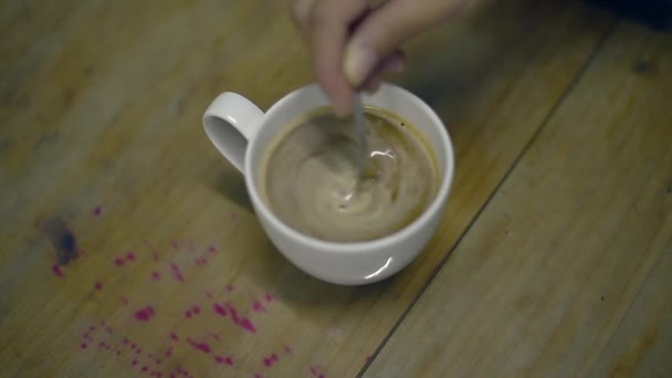 Tasse Kaffee — Stockvideo